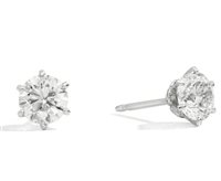 Orecchini Recarlo Donna in Oro bianco Diamante E01PX014/046